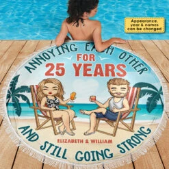 Husband Wife Annoying Each Other - Personalized Round Beach Towel - Gift For Couples, Husband Wife 7 Husband Wife Annoying Each Other - Personalized Round Beach Towel - Gift For Couples, Husband Wife -Pawfect House Store 7.ad2 339a770b d421 47a3 bf23 eb8de571dc17