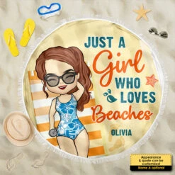 Good Times & Tan Lines - Personalized Round Beach Towel 6 Good Times & Tan Lines - Personalized Round Beach Towel -Pawfect House Store 7.ad2 58542961 16d1 43bf 9023 39c5e6cb1b9f