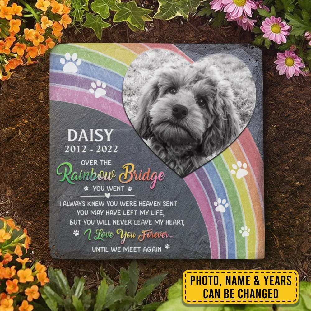 You May Have Left My Life, But You'll Never Leave My Heart - Personalized Memorial Stone, Pet Grave Marker - Upload Image, Memorial Gift, Sympathy Gift 3 You May Have Left My Life, But You'll Never Leave My Heart - Personalized Memorial Stone, Pet Grave Marker - Upload Image, Memorial Gift, Sympathy Gift - Image 3