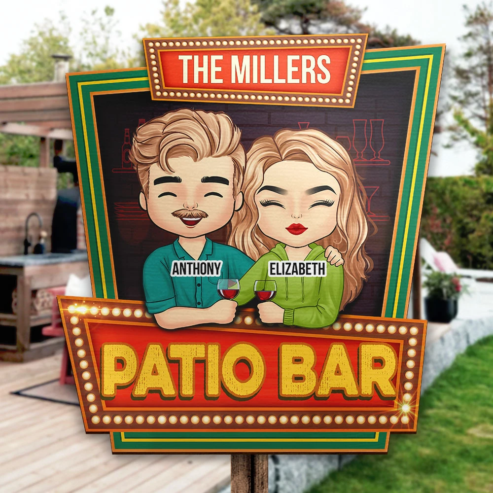 Couple Vintage Drinking Sign - Gift For Couples, Husband Wife, Personalized Shaped Wood Sign 3 Couple Vintage Drinking Sign - Gift For Couples, Husband Wife, Personalized Shaped Wood Sign - Image 3