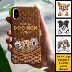 Living That Dog Mom Life - Gift For Dog Mom, Personalized Phone Case -Pawfect House Store 7.ad 1cbbc096 e4bf 402c 9aab 86a708168877