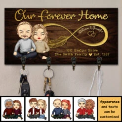 Our Life Our Forever Home - Personalized Key Hanger, Key Holder - Gift For Couples, Husband Wife 5 Our Life Our Forever Home - Personalized Key Hanger, Key Holder - Gift For Couples, Husband Wife -Pawfect House Store 7.ad 2649cc16 719e 441d a003 5b0fc1a59ce6