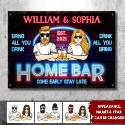 Bring All You Drink Drink All You Bring - Gift For Couples, Husband Wife, Personalized Metal Sign 7 Bring All You Drink Drink All You Bring - Gift For Couples, Husband Wife, Personalized Metal Sign -Pawfect House Store 7.ad 7e1a4188 431a 4b02 907e 73739059ff63