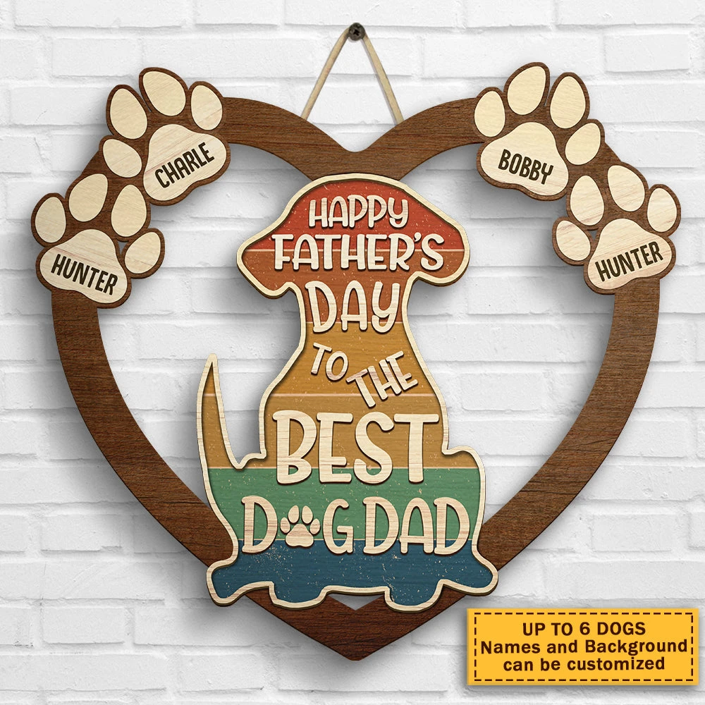 To My Amazing Daddy - Personalized Shaped Wood Sign - Gift For Dad, Gift For Father's Day 3 To My Amazing Daddy - Personalized Shaped Wood Sign - Gift For Dad, Gift For Father's Day - Image 3