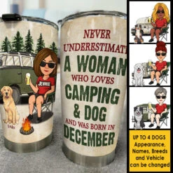 A Woman Loves Camping & Dogs - Personalized Tumbler - Gift For Camping Lovers, Gift For Pet Lovers 7 A Woman Loves Camping & Dogs - Personalized Tumbler - Gift For Camping Lovers, Gift For Pet Lovers -Pawfect House Store 7.ad d02bccd6 c46d 4506 a32a 00867bcf27a4