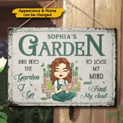 I Go Into The Garden To Find My Soul - Personalized Metal Sign -Pawfect House Store 7.ads 2a80f895 7378 4f28 ae28 c6e2df128c91