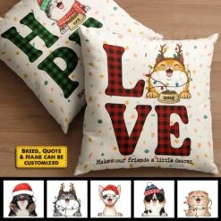 Hope, Joy, Love And Peace - Personalized Pillow Case -Pawfect House Store 7 AD 3 05b4f8fd 8b81 4fa2 a41c 694afdf8d316