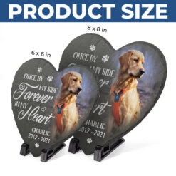 Custom Photo Cherished Memories, Endless Love - Memorial Personalized Custom Heart Shaped Memorial Stone - Sympathy Gift For Pet Owners, Pet Lovers -Pawfect House Store MEP SY 003 Thumb3 1