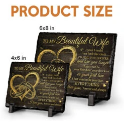 I Just Want To Be Your Last Everything - Couple Personalized Custom Rectangle Shaped Stone With Stand - Gift For Husband Wife, Anniversary -Pawfect House Store MES PT026 thumb 4