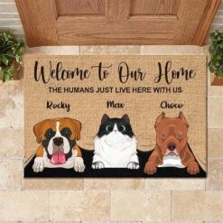 Welcome To The Pet Home - Funny Personalized Pet Decorative Mat, Doormat (Cat & Dog) (TW) 9 Welcome To The Pet Home - Funny Personalized Pet Decorative Mat, Doormat (Cat & Dog) (TW) -Pawfect House Store PD Y010b 1d47c3a1 f5e4 434a a63c 558246b0a519