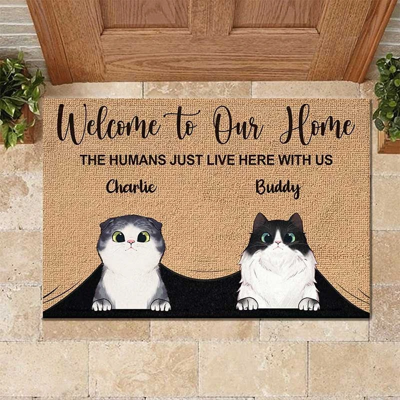Welcome To The Pet Home - Funny Personalized Pet Decorative Mat, Doormat (Cat & Dog) (TW) 5 Welcome To The Pet Home - Funny Personalized Pet Decorative Mat, Doormat (Cat & Dog) (TW) - Image 5