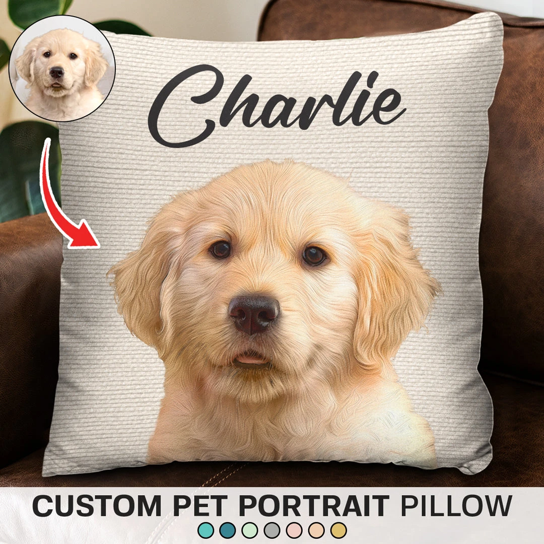 Custom Photo I Love My Dog - Dog & Cat Personalized Custom Pillow - Christmas Gift For Pet Owners, Pet Lovers 2 Custom Photo I Love My Dog - Dog & Cat Personalized Custom Pillow - Christmas Gift For Pet Owners, Pet Lovers - Image 2