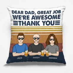 You Will Always Be My Number One Man - Family Personalized Custom Pillow - Birthday Gift For Dad