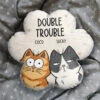 We Rule The House - Cat Personalized Custom Shaped Pillow - Gift For Pet Owners, Pet Lovers