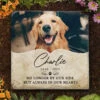 Custom Photo Always In Our Hearts - Dog & Cat Personalized Memorial Stone - Sympathy Gift, Gift For Pet Owners, Pet Lovers