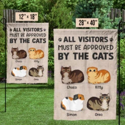 The Cats Own This Land - Cat Personalized Custom Flag - Gift For Pet Lovers, Pet Owners -Pawfect House Store THUMB 2 6df4afc5 936c 40af a1ea 83fdf8c54799