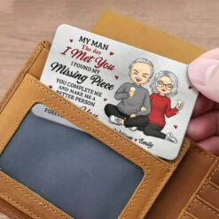 My Man The Day I Met You - Couple Personalized Custom Aluminum Wallet Card - Gift For Husband Wife -Pawfect House Store THUMB 2 91687b12 67f5 4740 9ace bcc4cb1bae1d
