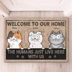 Welcome To The Cat House - Cat Personalized Custom Decorative Mat - Gift For Pet Owners, Pet Lovers -Pawfect House Store THUMB 2 c86731b7 693d 437e 81c3 37cae1853473