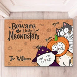 We Are Watching You Be Careful - Cat Personalized Custom Home Decor Decorative Mat - Halloween Gift For Pet Owners, Pet Lovers -Pawfect House Store THUMB 2 f7999dbc f182 492e be27 19dd83e4182f