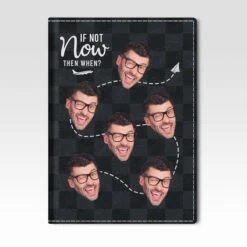 Custom Photo If Not Now, When - Travel Personalized Passport Cover, Passport Holder - Gift For Travel Lovers -Pawfect House Store THUMB 3 0b8e2a51 5f0e 48bb a45d 8385fdf5ea49