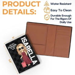 Personalized Passport Cover, Passport Holder Women, Travel Essentials For Women, Travel Gifts For Women, Passport Wallet For Women, Traveler's Gift, Leather Passport And Card Holder -Pawfect House Store THUMB 3 10755c96 3cab 47e0 9b38 01f9b06961c2