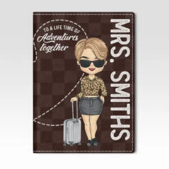 Let The Adventure Begin - Travel Personalized Passport Cover, Passport Holder - Gift For Couples, Husband Wife, Travel Lovers -Pawfect House Store THUMB 3 165e9f63 71dd 4c6a a8ed fd77a33d89fb