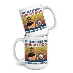 I Like Beer And My Dog - Dog Personalized Custom Mug - Gift For Pet Owners, Pet Lovers -Pawfect House Store THUMB 3 231adb31 0b94 44c2 ab86 e7249eae1ed7