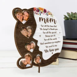 Custom Photo We Need To Say We Love You - Family Personalized Custom 2-Layered Wooden Plaque With Stand - House Warming Gift For Mom, Grandma -Pawfect House Store THUMB 3 2f3545d8 9ce8 442c 86db 58e3bb9b248c