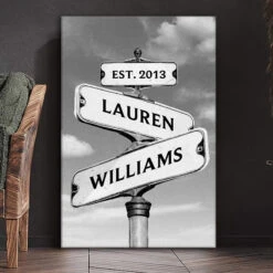 Always Beside You - Couple Personalized Custom Vertical Canvas - Gift For Husband Wife, Anniversary -Pawfect House Store THUMB 3 51aa02e3 6b30 41d5 9bfb 400d4d5c0bd7