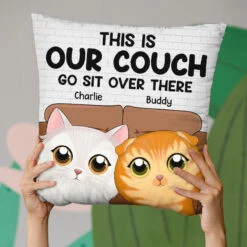 Let's Sit And Relax - Cat Personalized Custom Pillow - Gift For Pet Owners, Pet Lovers -Pawfect House Store THUMB 3 6b780eaf c449 4501 943a 3fe3f634d0d7