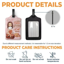 It's On My Travel Bucket List - Travel Personalized Custom Luggage Tag - Holiday Vacation Gift, Gift For Adventure Travel Lovers -Pawfect House Store THUMB 3 6cdfb486 da34 48fa a9f6 c49bd80ee97b