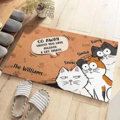 Go Away Unless You Have Wine & Cat Treats - Cat Personalized Custom Decorative Mat - Gift For Pet Owners, Pet Lovers -Pawfect House Store THUMB 3 76009b2f 6b20 47f1 b025 7b08cbc14472