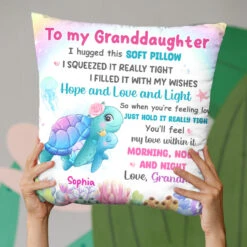 When You’re Feeling Low, Just Hold It Really Tight - Family Personalized Custom Pillow - Gift For Family Members -Pawfect House Store THUMB 3 ba8d4eed 8b42 484a 8f92 73846df1108d