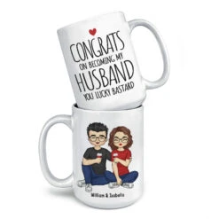 Congrats Another Year As My Husband - Couple Personalized Custom Mug - Gift For Husband Wife, Anniversary -Pawfect House Store THUMB 3 da713751 9602 4cbd b69f 6b3f39ffc771