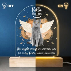 Custom Photo You Always Stay In My Heart - Memorial Personalized Custom Shaped 3D LED Light - Sympathy Gift, Gift For Pet Owners, Pet Lovers -Pawfect House Store THUMB 3 e1c98c71 7de1 42ad bfa6 a5336b70b8e1