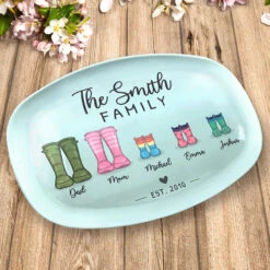 Our Family - Family Personalized Custom Platter - Gift For Family Members -Pawfect House Store THUMB 3 e959d7c2 3467 43f7 937f a691345756fa