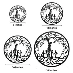 The Love Of Mother - Family Personalized Custom Home Decor Cut Metal Sign, Metal Wall Art - Gift For Family Members -Pawfect House Store THUMB 4 0dec8db4 339b 44c0 b9bf 6a14ab100e9a