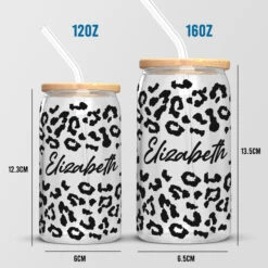 Love Yourself Like You Are Loved - Personalized Custom Glass Cup, Iced Coffee Cup - Birthday Gift, Gift For Yourself -Pawfect House Store THUMB 4 4524b7f1 6fe6 4bff 8d48 85a2ca4e3e65