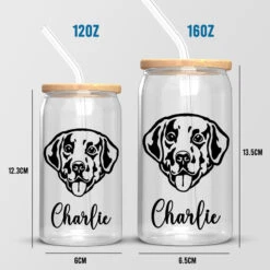 Dog Makes Our Lives Whole - Dog Personalized Custom Glass Cup, Iced Coffee Cup - Gift For Pet Owners, Pet Lovers -Pawfect House Store THUMB 4 4c6c71cf b01e 4c19 aea9 ef48784bef1e