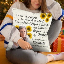 Custom Photo You're Never Out Of My Mind - Memorial Personalized Custom Pillow - Sympathy Gift For Family Members -Pawfect House Store THUMB 4 afc66525 e880 420e bb23 abb8055e9559