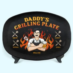 My Dad Loves Cooking For Me - Family Personalized Custom Platter - Father's Day, Birthday Gift For Dad -Pawfect House Store THUMB 4 cc806d01 c928 46fc 9ed8 b491d3c29f2c