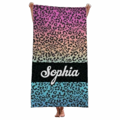 The Playful Pattern - Bestie Personalized Custom Beach Towel - Gift For Best Friends, BFF, Sisters -Pawfect House Store THUMB 4 dd8e619e 3138 477f a290 788693b0d53e