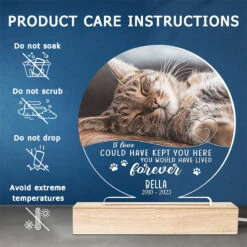 Custom Photo If Love Could Have Kept You Here - Memorial Personalized Custom Round Shaped 3D LED Light - Sympathy Gift For Pet Owners, Pet Lovers -Pawfect House Store THUMB 5 43e645b7 d09c 4cf0 9f97 47e51fef3e10