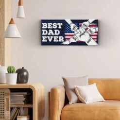 Best Dad Ever - Family Personalized Custom Rectangle Shaped Home Decor Wood Sign - Father's Day, House Warming Gift For Dad -Pawfect House Store THUMB 7 d7d17533 92c9 465d 918e 5d7f21e8b2bb