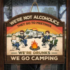 Welcome To Our Camper The Friendship Is Free - Camping Personalized Custom Shaped Home Decor Wood Sign - House Warming Gift For Best Friends, BFF, Sisters, Camping Lovers -Pawfect House Store THUMB.3 571567f4 65c0 45c2 ae22 aeb44a7ab702