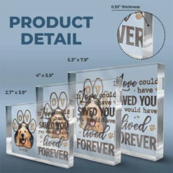 Custom Photo So Much Love Between Hello & Goodbye - Memorial Personalized Custom Rectangle Shaped Acrylic Plaque - Sympathy Gift, Gift For Pet Owners, Pet Lovers -Pawfect House Store THUMB.3 fc48842b 962a 4e68 a54a 033eae8197f1