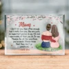 Always My Mother Forever My Friend - Family Personalized Custom Rectangle Shaped Acrylic Plaque - Gift For Mom, Grandma