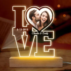 Custom Photo You're The Moon To My Dark Sky - Couple Personalized Custom Shaped 3D LED Light - Gift For Husband Wife, Anniversary