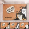 Hope You Like Cats We Rule The House - Cat Personalized Custom Decorative Mat - Gift For Pet Owners, Pet Lovers