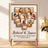 Custom Photo Home Is Where My Wife Is - Couple Personalized Custom 2-Layered Wooden Plaque With Stand - House Warming Gift For Husband Wife, Anniversary